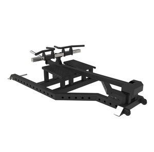 Équipement de fitness professionnel pour salle de sport : Appareil de musculation à charge libre T-Rower avec poignées réglables, pour la musculation de la poitrine en position debout - Product Image 1