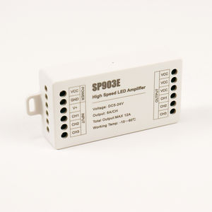Amplificador de Señal PWM SP903E, Sincronizador LED de Alta Velocidad, Amplificador Extensor LED RGB para Tira de Luz LED, DC 5V-24V - Product Image 1