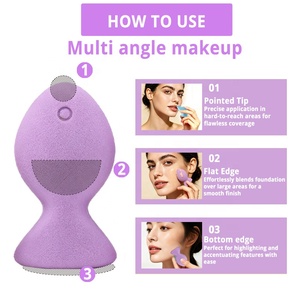 Esponja de Maquillaje JLY OEM con Forma de Pez, Herramienta Cosmética - Product Image 5