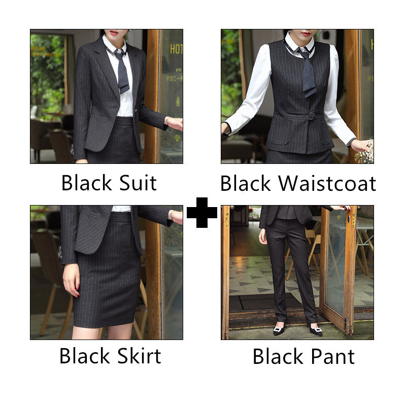 C11960a Fashion Ladies Office Business Wear Women's Four-piece Suits · image 5