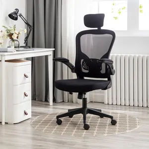 2024 New Design High back ergonomic mesh office chair with adjustable headrest