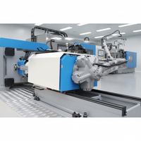 Máquina de Moldeo por Inyección Automática Eléctrica Horizontal HS110, Diámetro del Tornillo de 32 mm, Bomba PLC de Alta Precisión, 4 Eyectores, Larga Vida Útil