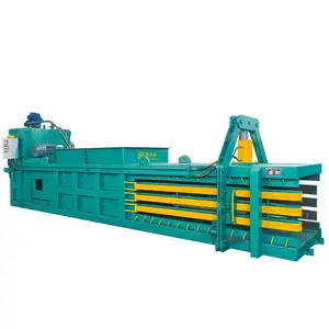 Automatic Hydraulic Horizontal Baler Packer Baling Machine for Paper Board Carton Plastic Bottle Scrap Straw Alfalfa