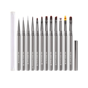 Wholesale Hot Style Acrylic UV Gel Extension Drawing DIY Manicure Tool Stripe Pattern Nail Art <b>Brush</b> Set Professional - Product Image 1