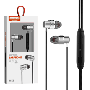 Auriculares intrauditivos 2024 con Control de cable multifunción y Audifonos de textura metálica para <span class=keywords><strong>teléfono</strong></span> móvil/tableta - Product Image 1