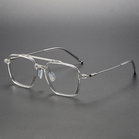 8658 Offre Spéciale italien Design carré lunettes personnalisé à la mode hommes lunettes cadre lunettes cadres haute qualité cadre optique