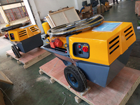 Turbosol MINI AVANT Piston Mortier Plâtrage et Pulvérisation Machine 3 Phase 2.2KW 30L/min Moteur Importé