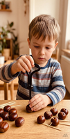 Lot de 5 forets manuels DIY OEM en acier au carbone de 1,5 mm à 5 mm pour projets de menuiserie et d'artisanat pour enfants