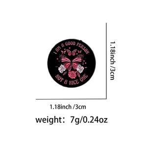 Оптовая продажа: значок-брошь из цинкового сплава с логотипом на заказ, черное никелирование, мягкая и твердая эмаль, с картонной подложкой для подарков - Product Image 5