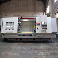 Nouveau tour horizontal CNC automatique à lit plat Jiucheng CWK6163 CK6163 avec commande FANUC, broche simple, usage moyen