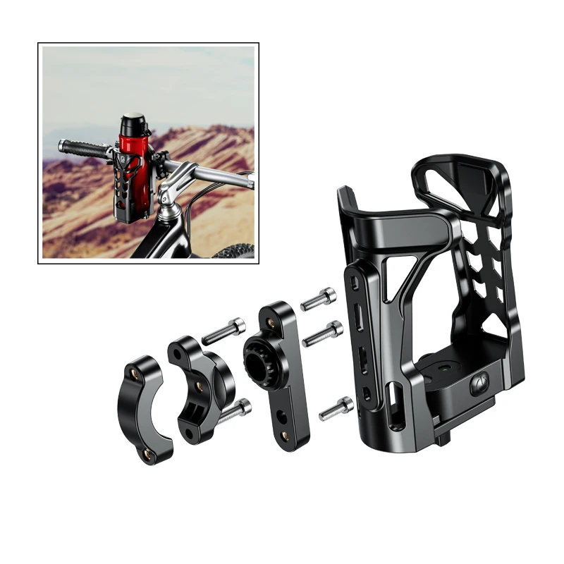 Нескользящий подстаканник для напитков, велосипедный светодиодный светильник, держатель для бутылки с водой для дорожного/горного велосипеда