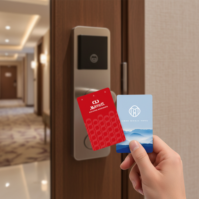 RFID MIFARE Ultralight EV1 48KB Custom Logo Printed PVC Hotel Door Access Card NFC Plastic Smart Door Lock Card