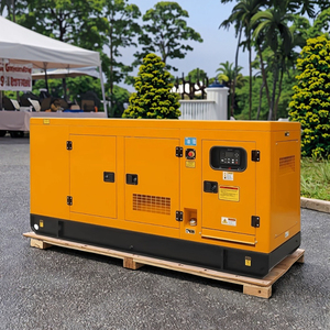 Máy phát điện diesel siêu im lặng đặt Điện áp định mức 220V/380V có sẵn trong 20kva 50kva 70kva 80kva ba pha làm mát bằng nước - Product Image 1