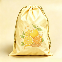 Sac de sport en non-tissé WJ avec cordon de serrage, personnalisable avec logo, en tissu souple, réutilisable, motif dessin animé, recyclable, pour l'école et le sport, commande en gros