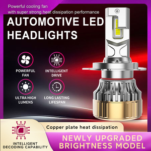 Phares LED GICOO H7 H11 H4 9005 120W 20000LM 6000K IP67 Étanche 50000 Heures Puce CSP Canbus Sans Erreur - Product Image 1