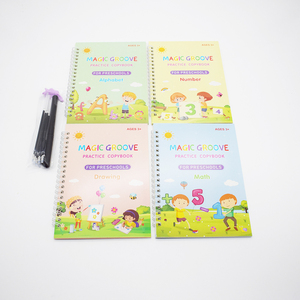 Giáo Dục Đồ Chơi Cho Người Mới Bắt Đầu Trẻ Em Phai Mực Ma Thuật Bút Điều Khiển Bằng Văn Bản Rãnh Thư Pháp Ma Thuật Rãnh Thực Hành Copybook - Product Image 3