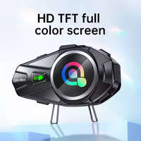 2025 nouveau Q68 MAX écouteur sans fil réponse automatique 1000MAH interphone casque moto dent bleue avec Radio FM