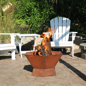 Parrilla Eléctrica de Acero Corten con Brasero, Parrilla Rectangular de Carbón para Exteriores, para <span class=keywords><strong>Leña</strong></span> - Product Image 6