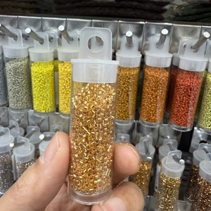 10 Gramos de Cuentas de Vidrio <span class=keywords><strong>Miyuki</strong></span> <span class=keywords><strong>Delica</strong></span> Japonesas Originales en <span class=keywords><strong>Colores</strong></span> Surtidos 11/0 para Pulseras, Collares y Pendientes Hechos a Mano - Product Image 2