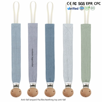 Attache-sucette créative tressée à la main pour bébé, chaîne anti-chute, produits de dentition pour bébé, cadeau, produits populaires, attache-sucette en gros