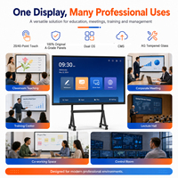 75 Zoll Interaktiver Touchscreen Elektronisches Whiteboard Smart Board Schulunterricht Clevere Interaktive Tafeln