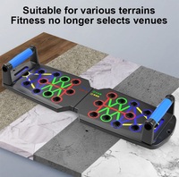Planche de push-up pliable pour système de support de fitness multifonctionnel portable pour les redressements assis et la musculation