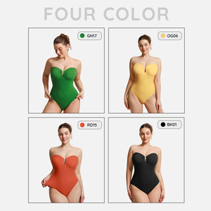 En gros <span class=keywords><strong>Maillot</strong></span> <span class=keywords><strong>de</strong></span> <span class=keywords><strong>bain</strong></span> gainant sans bretelles en résille avec maintien en U, effet ventre plat, coussinets amovibles et push-up - Product Image 2