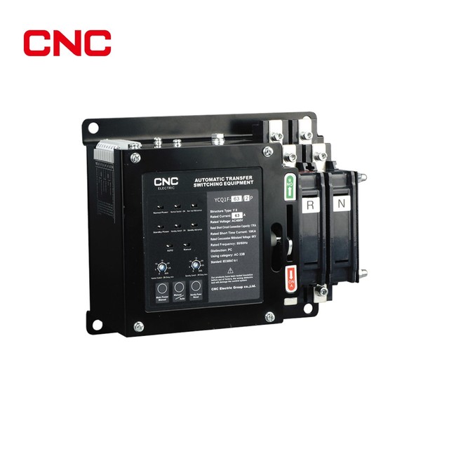 PC Class Excitation Type ATS 63A 125A 250A 630A Automatic Transfer Switch with an LCD display controller