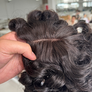Topper personnalisé de qualité supérieure, 100% cheveux humains vierges européens, mono toupee pour femmes, 16 pouces - Product Image 1