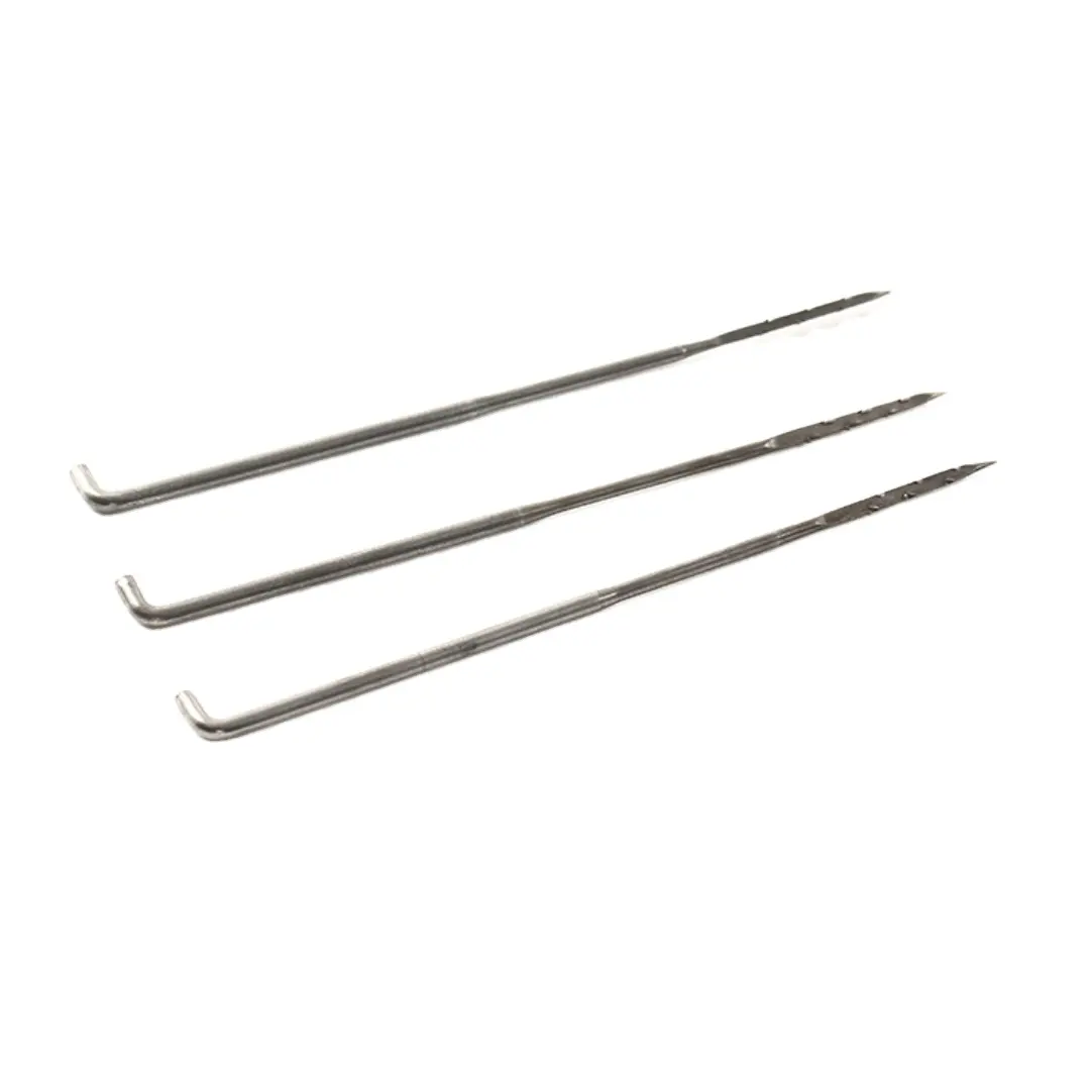 Agujas de fieltro perforadas para punzonadora de agujas Producción de fieltro no tejido