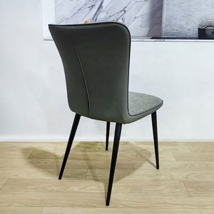 Sedia Moderna da Casa in Velluto Blu, Comoda con Cuscino Morbido, Imbottita Senza Braccioli con Gambe in Metallo, Poltrona per Pedicure - Product Image 5