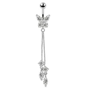 Long gland ventre anneau nouveau papillon <span class=keywords><strong>nombril</strong></span> bouton anneau mode bijoux <span class=keywords><strong>banane</strong></span> anneau femme mâle - Product Image 1