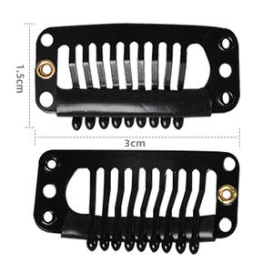 Nouveau produit populaire coréen, hypoallergénique, très léger, pince à cheveux en métal à 9 dents, fabriquée en acier - Product Image 4