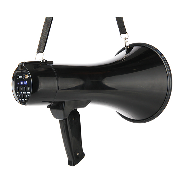 Megaphone Bullhorn Portable Professional Loudspeaker Rechargeable Battery Hand Grip Megaphone