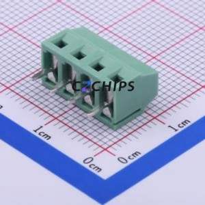 JL124D-38104G01 Screw Terminal Block Through hole Component (THT),P=3.81mm Connector 1x4P 3.81mm Green Through Hole - Product Image 1