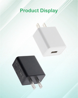 OEM ODM pengisi daya dinding USB 15w Plug US dengan kabel 5v 2a QC3.0 pengisi daya dinding pengisian cepat untuk MP3/4/5