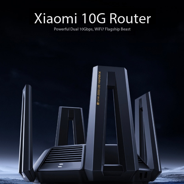 Mijia  10G Router 10G RouterPowerful Dual 10Gbps, WiFi7 Flagship Beast