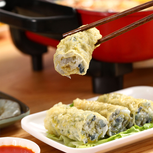 Haccpand <span class=keywords><strong>ม้วน</strong></span>หนังเต้าหู้ทอดกับกุ้งกุลาดำต้มเต้าหู้ผิวเต้าหู้สดอร่อย - Product Image 3