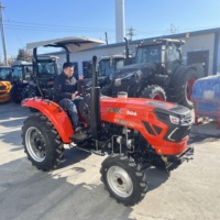 Traktor Mini Pertanian TAVOL 25HP 70HP 4WD dengan Mesin Pemotong Rumput untuk Peralatan Pertanian