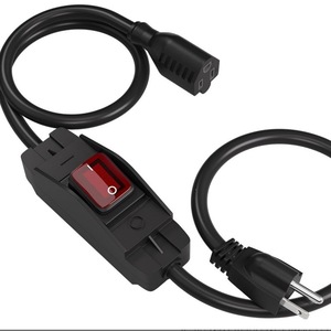 สายต่อปลั๊ก Nema พร้อมสวิตช์ สายไฟ PVC 14AWG 15A สำหรับใช้กับเครื่องใช้ไฟฟ้าภายในบ้าน - Product Image 4