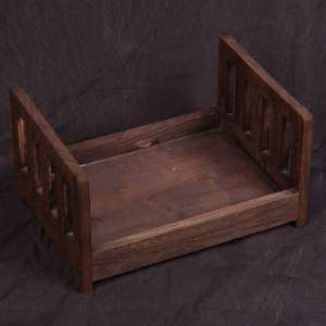 Lit de photographie pour bébé, accessoires de Studio <span class=keywords><strong>Photo</strong></span>, petit lit en bois, support pour photographie de bébé, accessoires pour la maison - Product Image 4