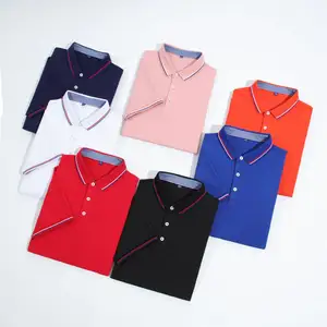 Men&#39;s Polo T-shirt Short Sleeve Men&#39;s Golf Shirt Custom Logo With Your Embroidered Men&#39;s Polo Shirt
