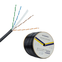 Usine pas cher prix CCA 23AWG belden cat6 utp câble extérieur blindé cat6 câble sertisseuse