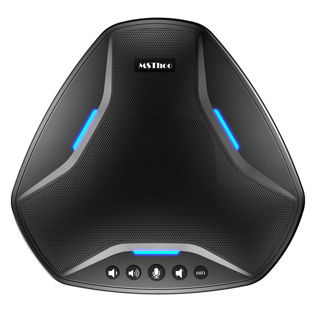 Video Conference System 3x Microphone 360° Pick up Usb Noise Reduction Microphone Video Conference Speakerphone for Meeting