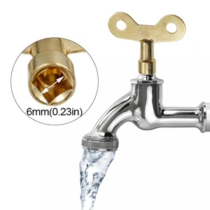 Grifo <span class=keywords><strong>de</strong></span> Metal antirrobo para exteriores, manija <span class=keywords><strong>de</strong></span> llave, grifo antiguo, radiador <span class=keywords><strong>de</strong></span> llave, grifo <span class=keywords><strong>de</strong></span> agua, agujero <span class=keywords><strong>de</strong></span> plomería, llaves <span class=keywords><strong>de</strong></span> sangrado - Product Image 4