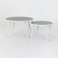 Ensemble de canapés de jardin Joye Leisure en corde tressée, moderne et écologique, avec structure en aluminium pour villa, salon, table basse et chaises