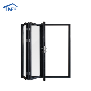 Puerta Plegable de Vidrio Impermeable de Aleación de Aluminio de Alta Transparencia Moderna <span class=keywords><strong>para</strong></span> Balcón de Hotel - Product Image 4