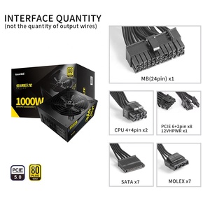 1000W Modular PSU <strong>Computer</strong> Server Power <strong>Supply</strong> 80 Plus Gold High Quality ATX Power <strong>Supply</strong> - Product Image 6