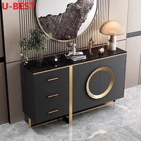 U-best Meubles de Rangement de Luxe Designer, Buffets, Armoires Latérales en Bois Massif, Meuble de Rangement, Commode, Tiroirs pour Chambre à Coucher