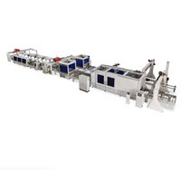 Ligne de production de découpe de portes à haute efficacité, machines pour le travail du bois, ligne de traitement des produits en bois